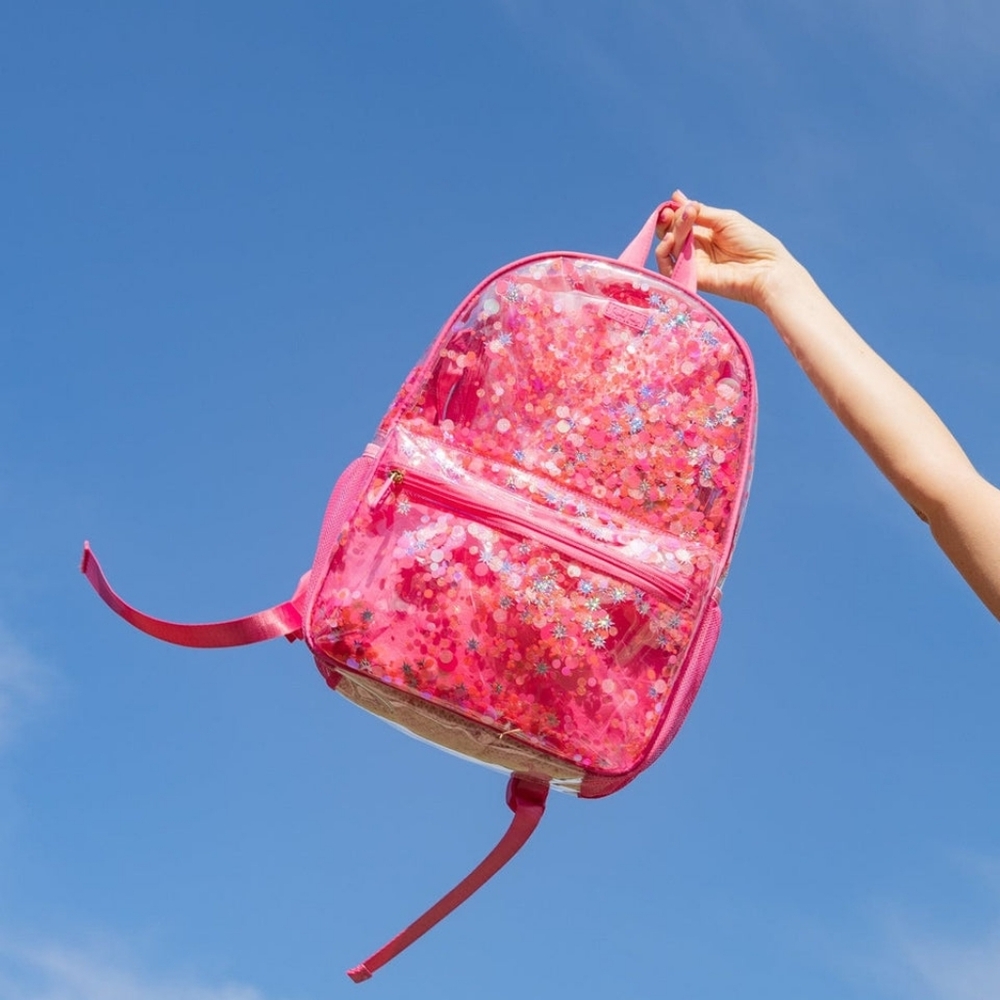 Packed Party Sweet Tart Pink Confetti Backpack